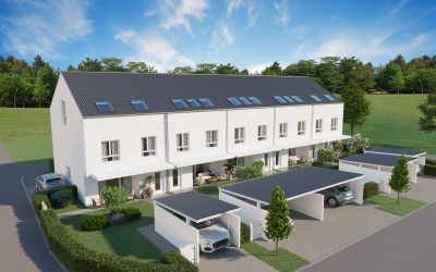 Neubau von 5 Reihenhäusern in Großmehring