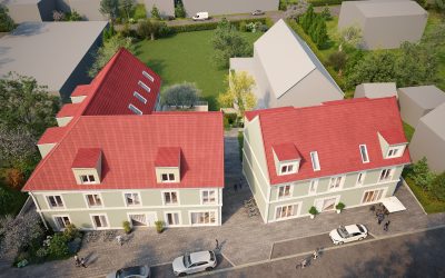 Mehrfamilienhaus mit 12 Wohneinheiten und 3 Gewerbeeinheiten in Wolnzach